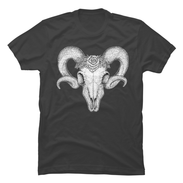 ram skull shirt